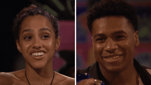 Teddi Wright and Andrew Spencer in 'Bachelor in Paradise' Season 8 episode 1 (ABC)