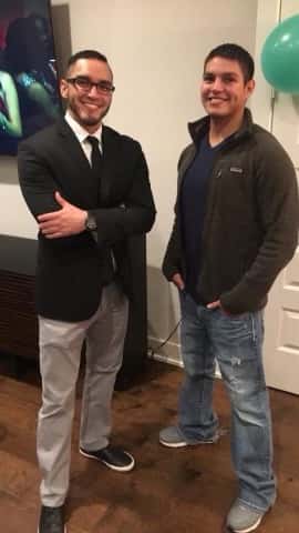 Mitchell (L) and Martin Gutierrez (R) (Image provided by Whitney Rutz)