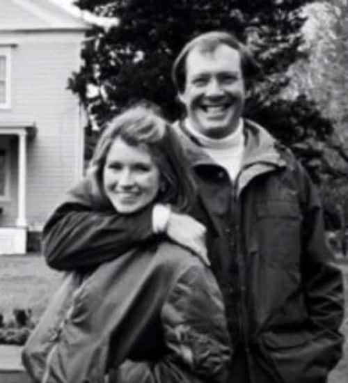 Andrew Stewart (R) with Martha (L) (TVStar Newsy screenshot/ YouTube)