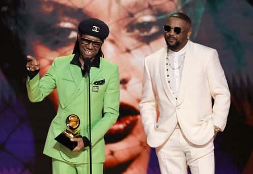 (L-R) Nile Rodgers and ‎Terius