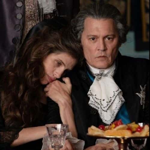 Johnny Depp's new look as Louis XV in his comeback film 'Jeanne du Barry.' (Photo: iMDB)