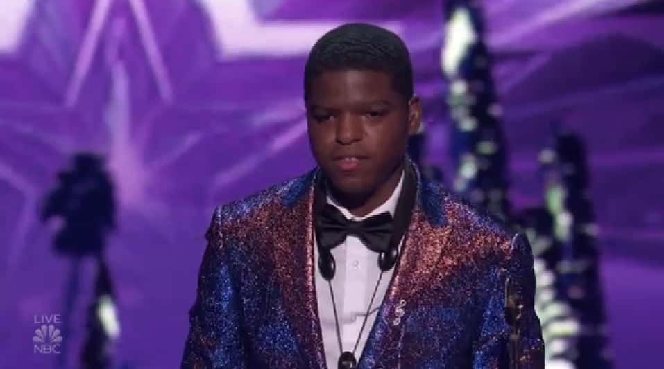 Avery Dixon on 'America's Got Talent' (NBC)