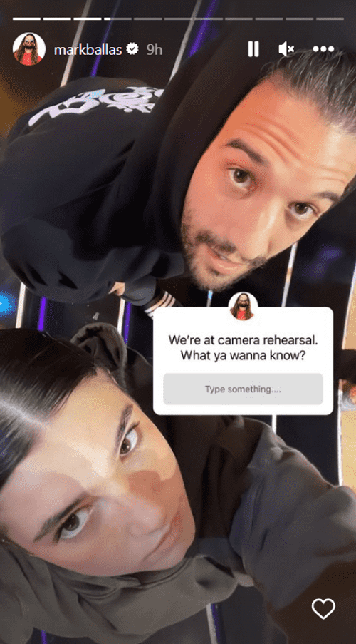 'DWTS' Season 31 contestant Mark Ballas Instagram story (Instagram/@markballas)