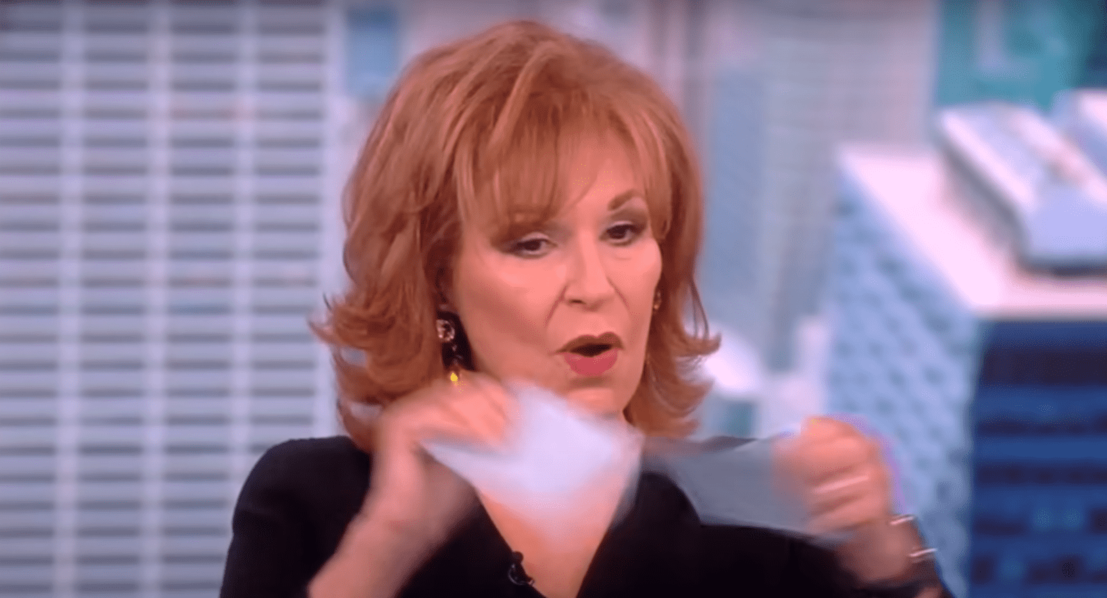 Joy Behar tears up cue cards mid-segment on 'The View' (YouTube/TheView)