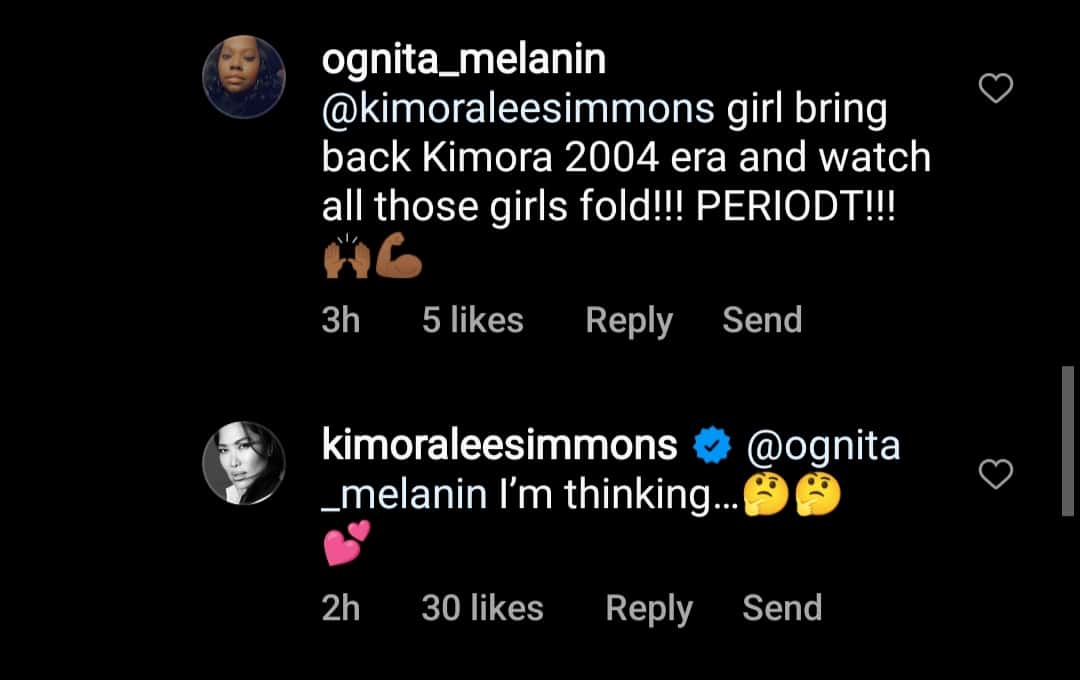 Kimora says she's