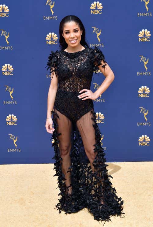 Keshia Chanté  attends the 70th Emmy Awards at Microsoft Theater on September 17, 2018 in Los Angeles, California.