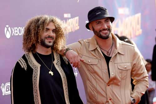 (L-R)  Adil El Arbi and Bilall Fallah attend Disney+ and Marvel's new Television Series