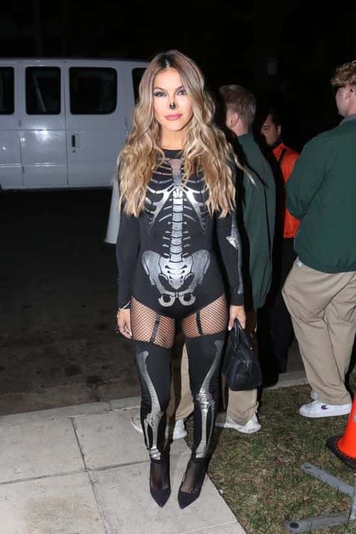 Chrishell Stause attends the Casamigos Halloween party (Backgrid)