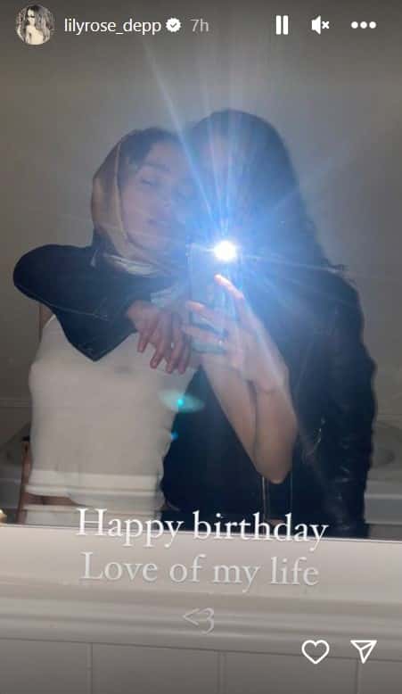 Lily-Rose Depp's birthday post (Instagram/@lilyrose_depp)