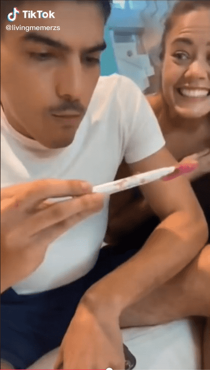 The internet is disgusted by the popsicle pregnancy reveal. (Credits: TikTok/@livingmemerz)