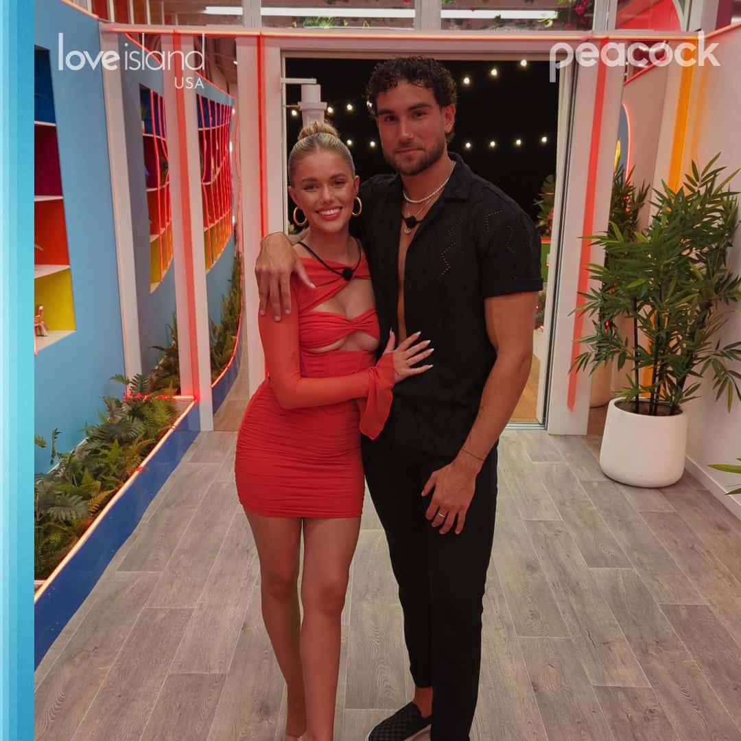 'Love Island USA' Season 5 stars Carmen Kocourek and Kenzo Nudo moves to the finale (Instagram/@loveislandusa)
