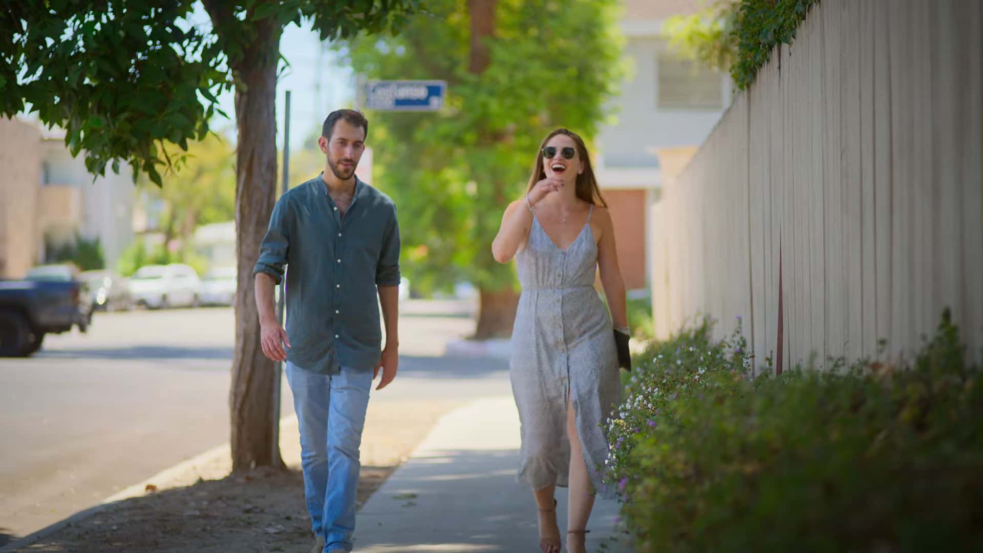 Ori and Karin had fun during their first date in 'Jewish Matchmaking' (Netflix)