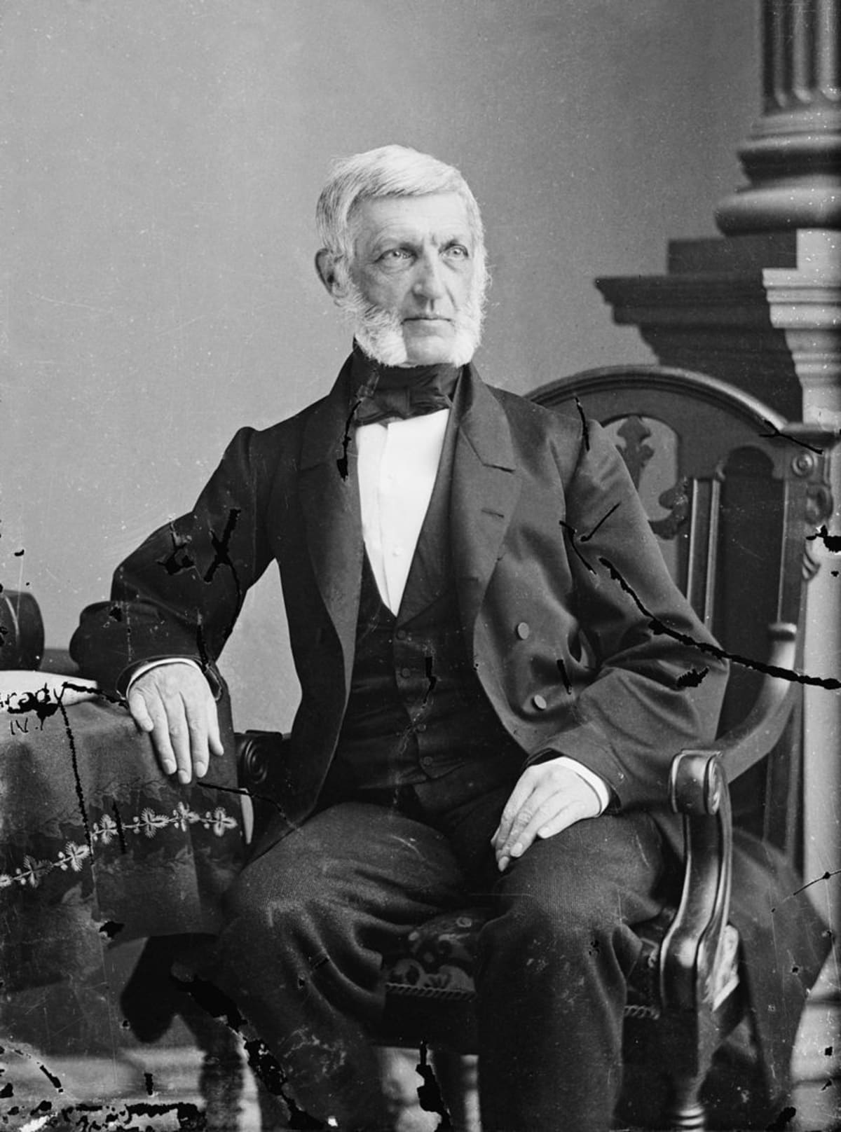 George Bancroft founded the US Naval Academy (Library of Congress) 