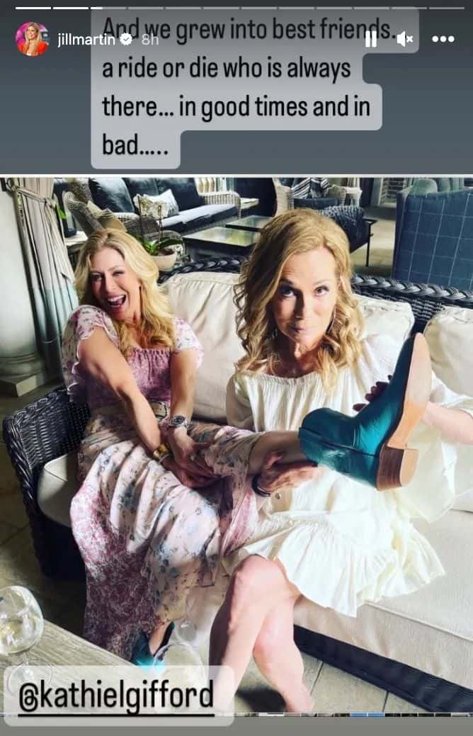 Jill Martin shared series of throwback photos with best friend Kathei Lee Gifford (@jillmartin/Instagram)