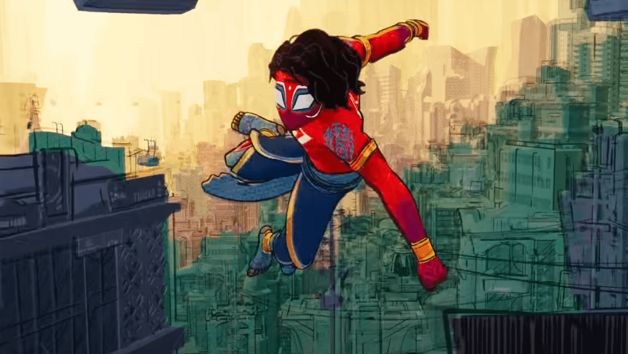 Pavitr Prabhakar represents an entire nation in 'Spider-Man: Across the Spider-Verse' (YouTube/Sony Pictures Entertainment)