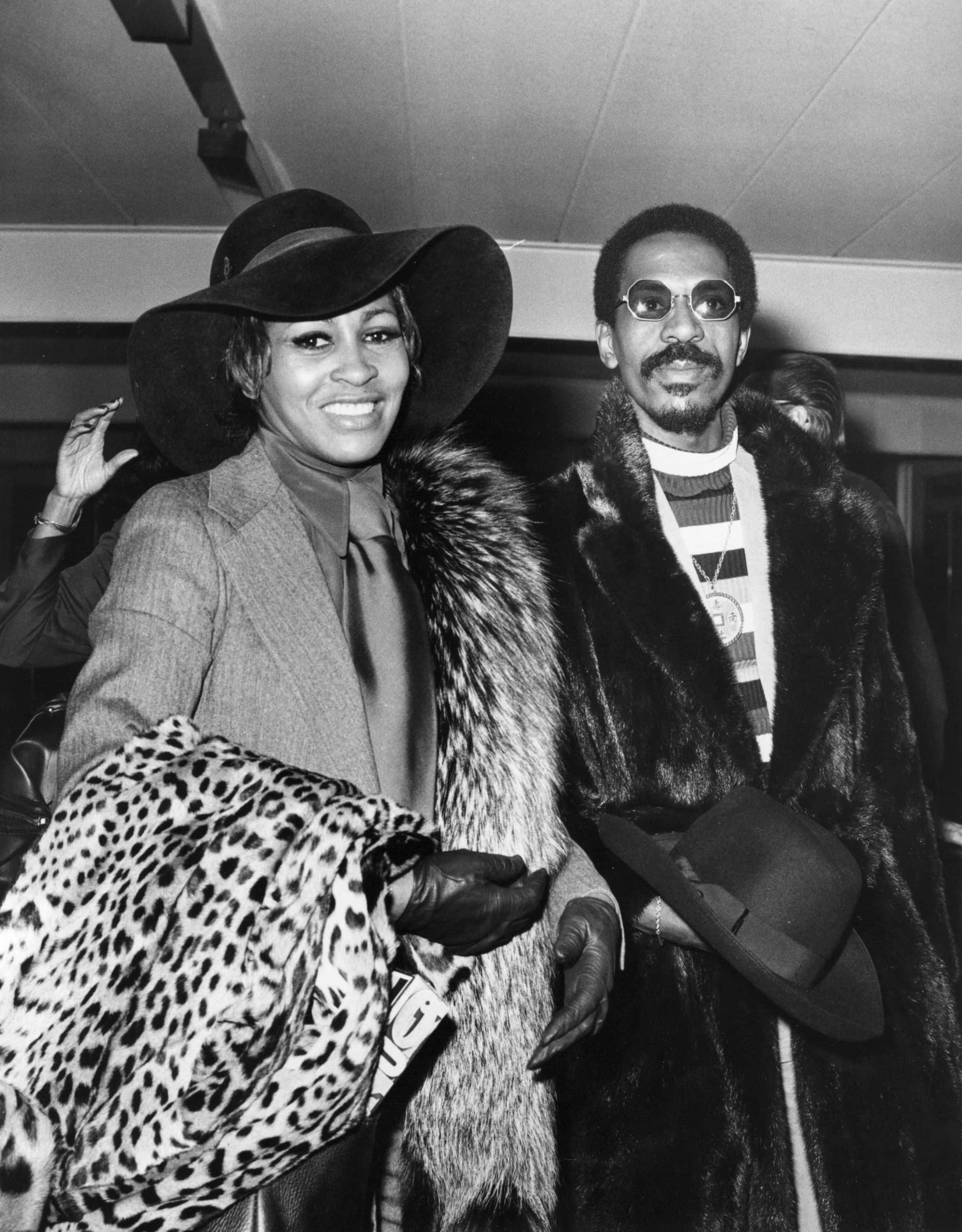 American pop-soul husband and wife duo Ike and Tina Turner. (Photo by Evening Standard/Getty Images)