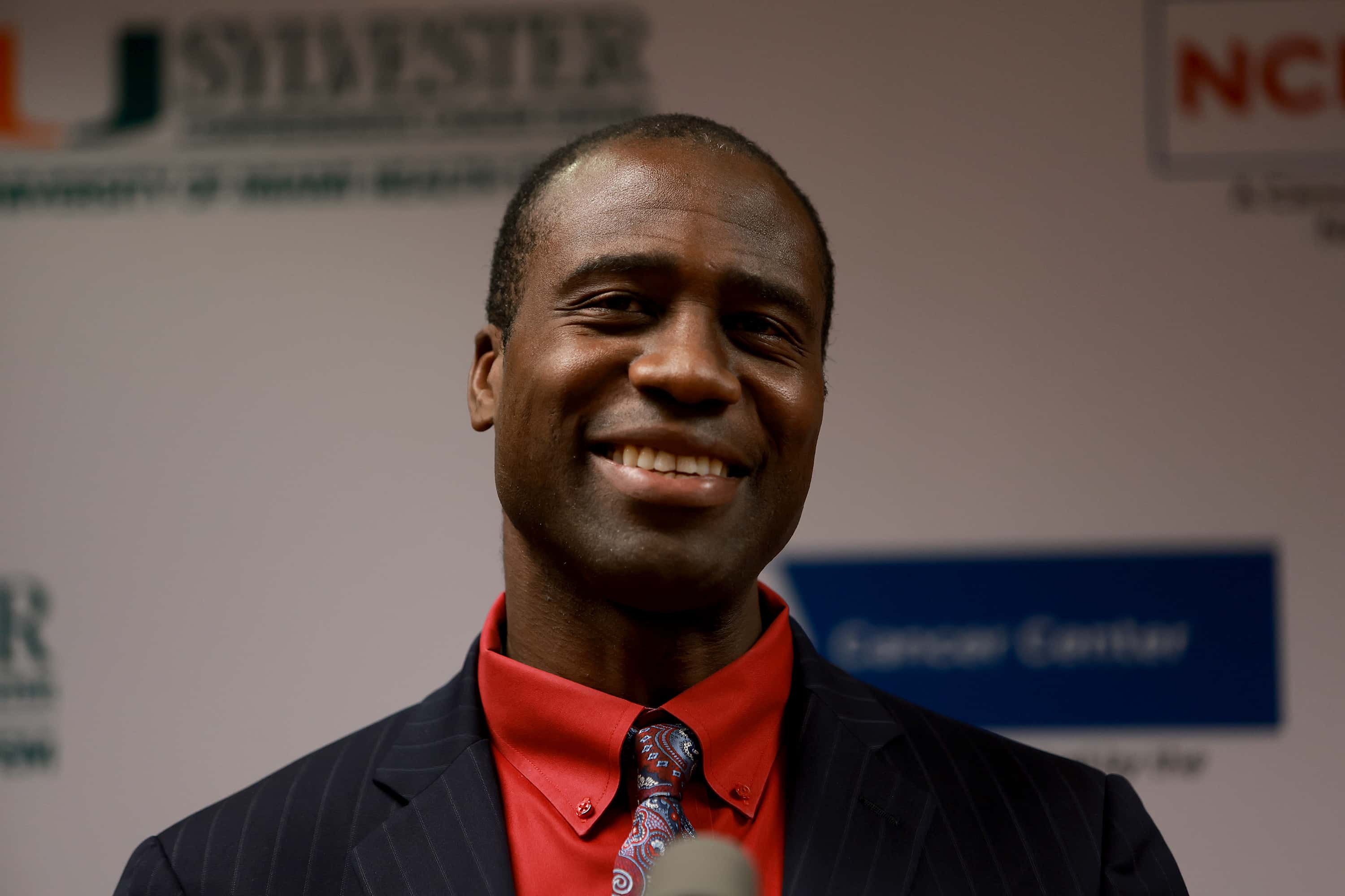 Florida's Surgeon General Dr. Joseph Ladapo speaks during a press conference at the University of Miami Health System Don Soffer Clinical Research Center on May 17, 2022 in Miami, Florida. During the press event Florida's Gov. Ron DeSantis announced that the state of Florida would be providing $100 million for Florida's cancer research centers, after he signs the state budget into law. (Photo by Joe Raedle/Getty Images)