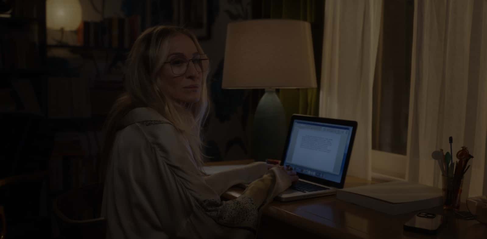 A still from 'And Just Like That' Season 2 Episode 2 starring Sarah Jessica Parker as Carrie Bradshaw (HBO)