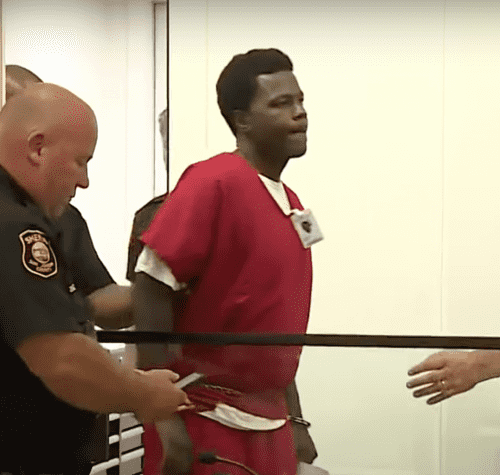 Wesley Brownlee, a suspected Stockton serial killer, appearing in court on October 18. (CBS Sacremento coverage screenshot)