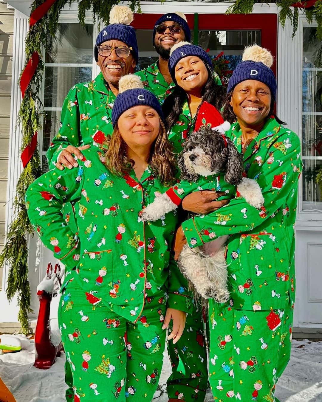 Al Roker posted pic with wife Deborah Roberts and their children as he thanked her for beautiful family (@alroker/Instagram)