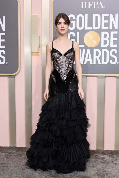 Daisy Edgar-Jones attends the 80th Annual Golden Globe Awards at The Beverly Hilton on January 10, 2023 in Beverly Hills, California.