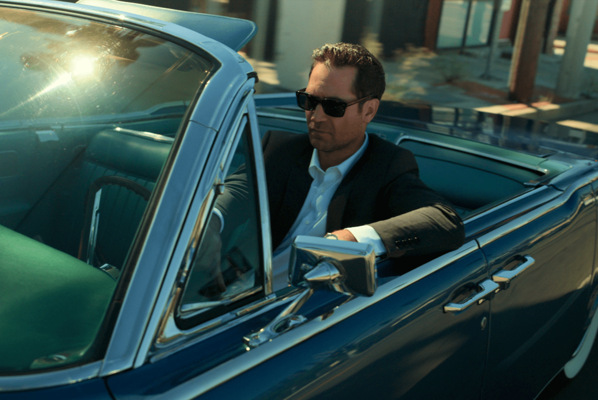 Micky Haller's drives the iconic1962-64 Continental Convertable among others in 'The Lincoln Lawyer' (Netflix)