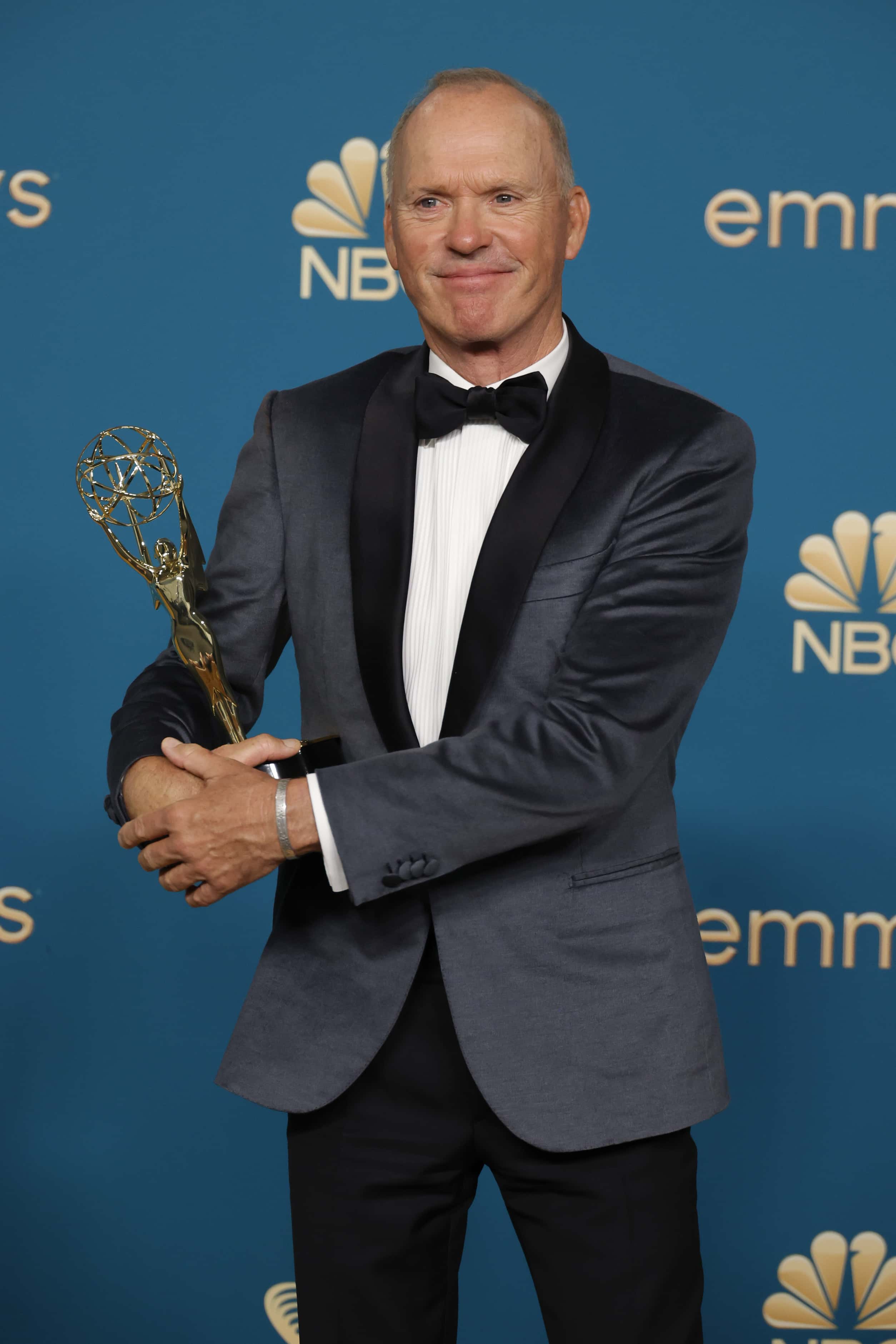 Michael Keaton, winner of the Outstanding Lead Actor in a Limited or Anthology Series or Movie award for ‘Dopesick,’ poses in the press room during the 74th Primetime Emmys at Microsoft Theater on September 12, 2022 in Los Angeles, California.