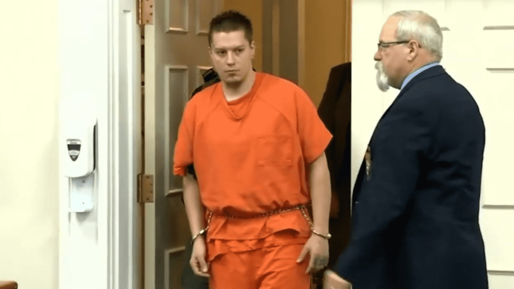 Majorjon Kaylor has been charged with four counts of first-degree murder and burglary for entering a neighbor’s house and fatally shooting the family (Screengrab from NBC News/YouTube)