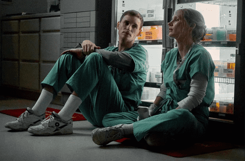 A still from The Good Nurse. (Credit: Netflix)