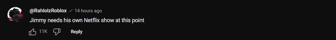 A user wrote that Mrbeast needs his own Netflix show (Mrbeast/YouTube)