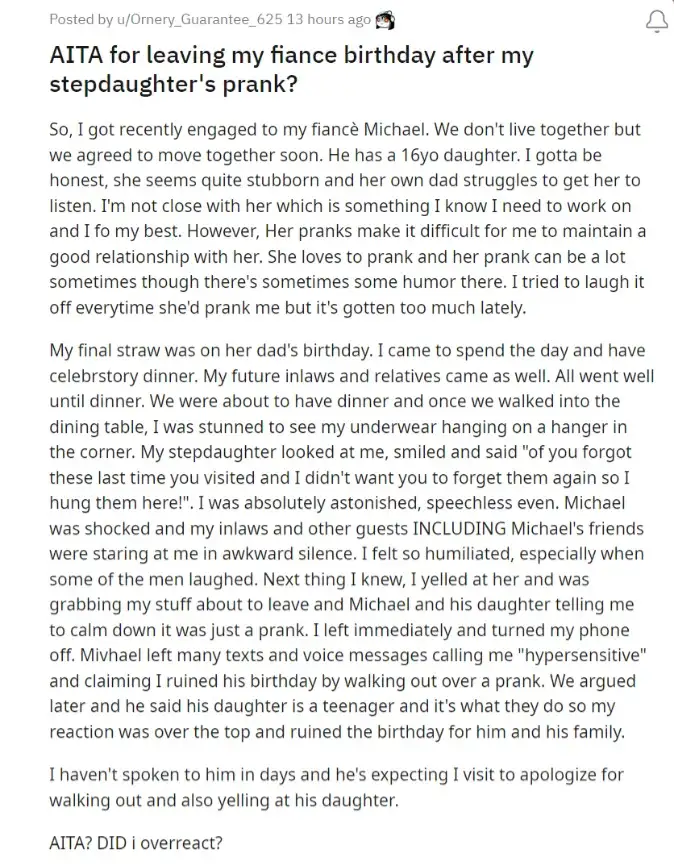 Reddit post (Reddit)