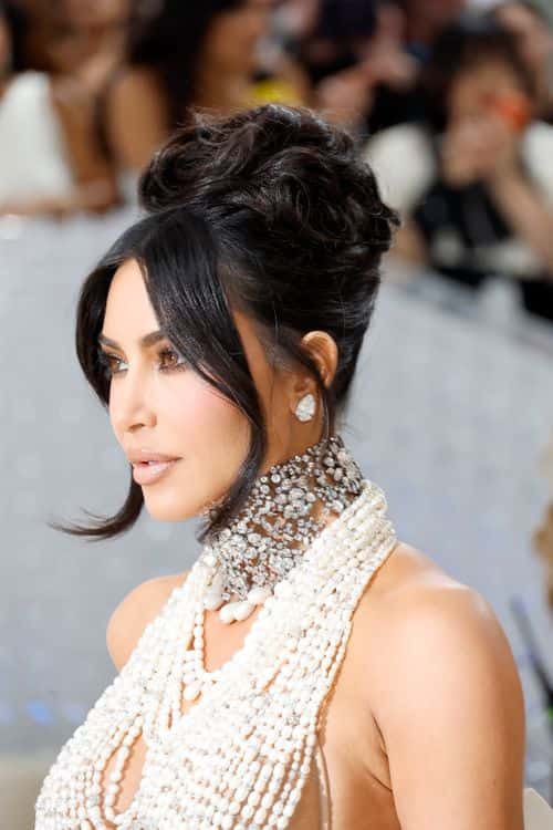 Kim Kardashian attends The 2023 Met Gala Celebrating 
