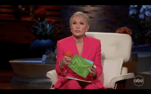 Barbara Corcoran with The Woobles kit on 'Shark Tank' (ABC)