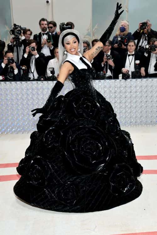 Cardi B attends The 2023 Met Gala Celebrating 