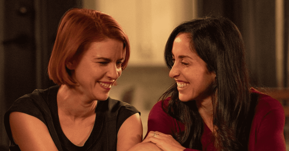 Dani Kind and Catherine Reitman in 'Workin' Moms'