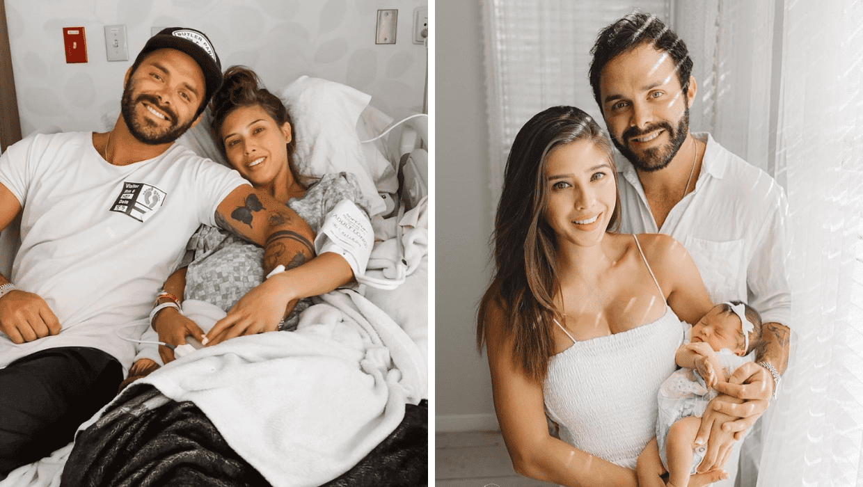 April Marie Melohn had her first baby with realtor boyfriend Cody Cooper (Instagram/itsaprilmarie)