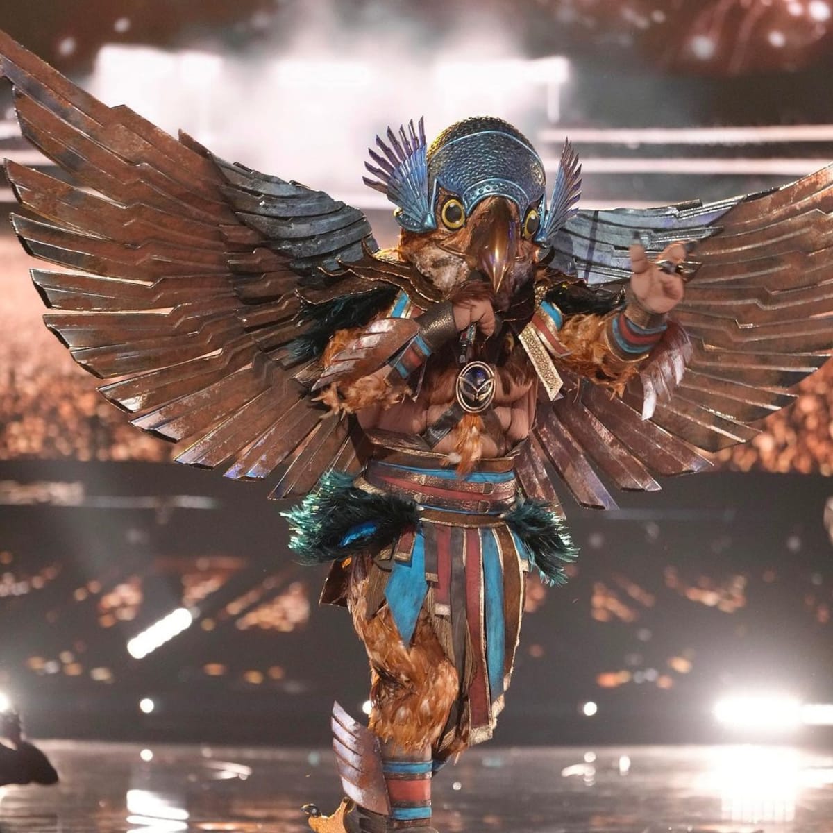 'The Masked Singer' Season 10's Hawk mask (Instagram/@maskedsingerfox)