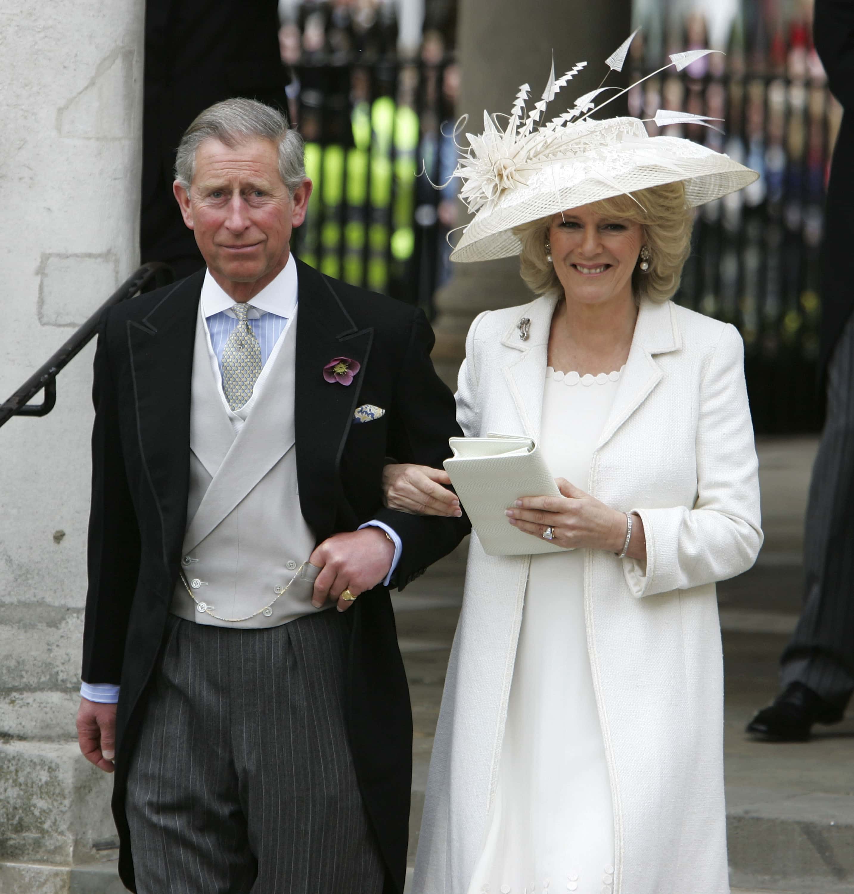 WINDSOR, ENGLAND - APRIL 09:  TRH Prince Charles, the Prince of Wales, and his wife Camilla, the Duc