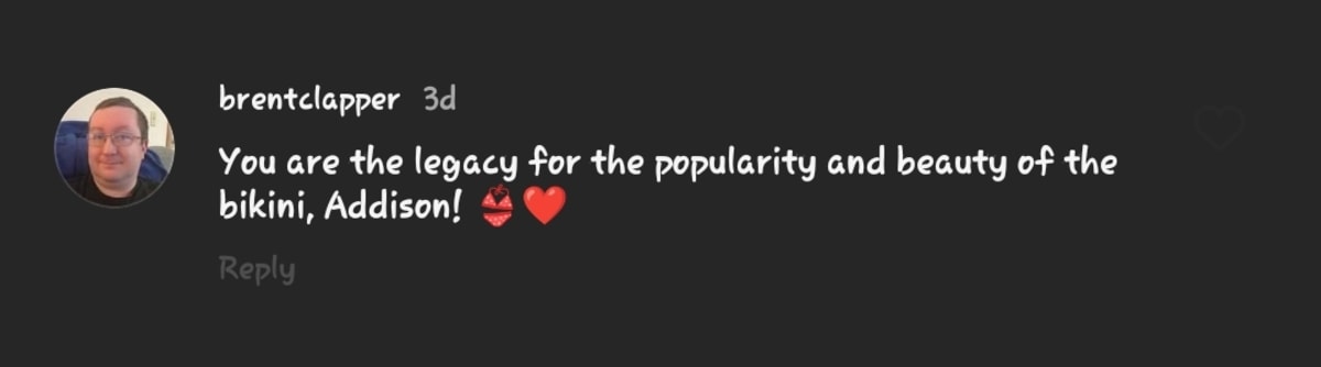 Comments on Addison Rae (@addisonrae/Instagram) 