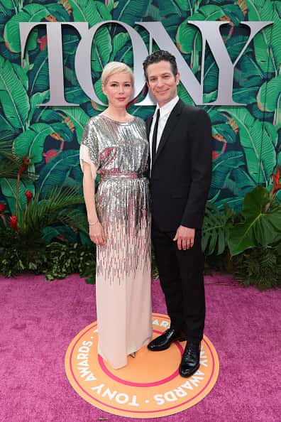 Michelle Williams attends withThomas Kail (Dimitrios Kambouris/Getty Images for Tony Awards Productions)