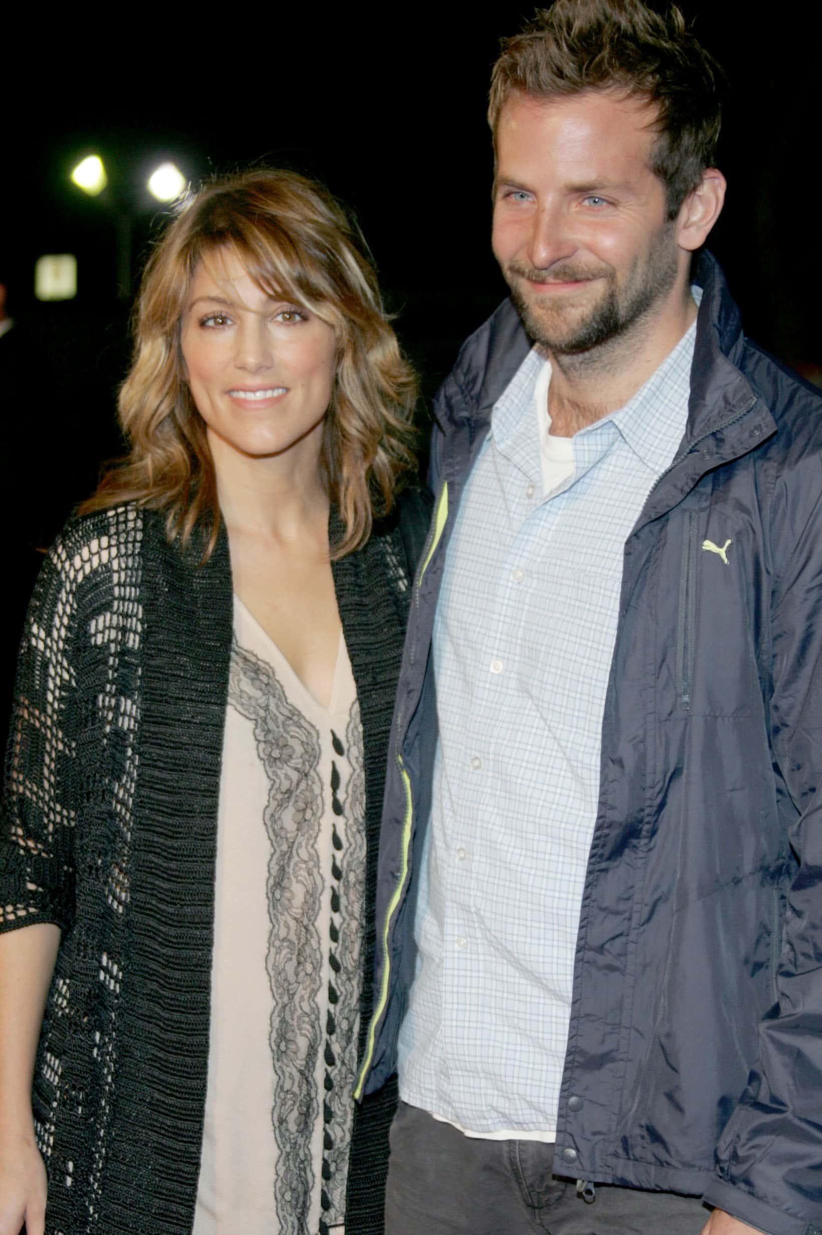 Actors Jennifer Esposito and Bradley Cooper arrives at the  Paramount Vantage premiere of