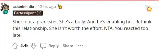 Reddit comment (Reddit)