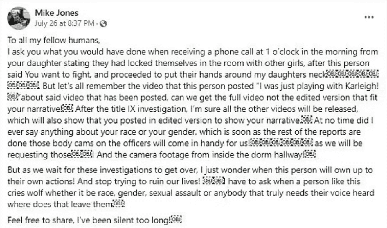 Image: Mike Jones/Facebook