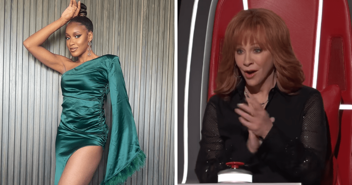 'The Voice' Season 24 singer Chechi Sarain and coach Reba McEntire (Instagram/chechisarai/YouTube/TheVoice)