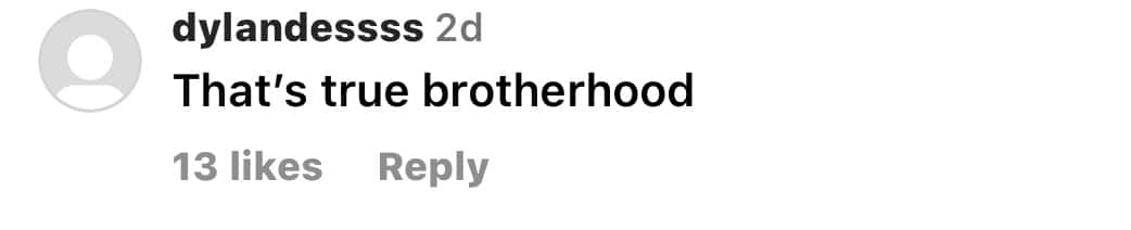 Comment section from the video (@tatebeliefs/Instagram)