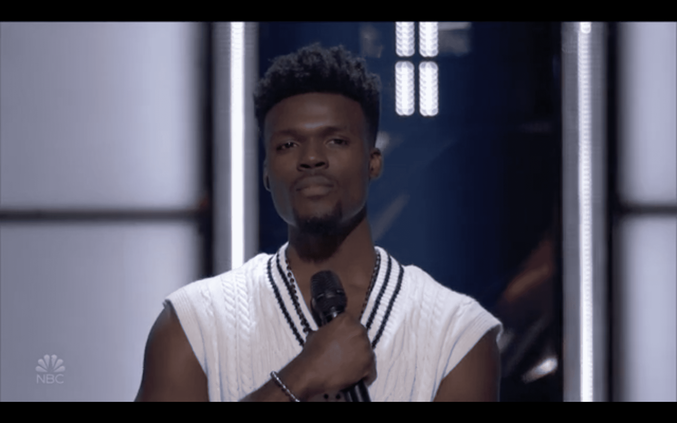 'The Voice' Season 22 star Andrew Igbokidi (NBC)