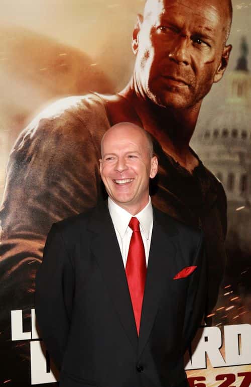 Actor Bruce Willis attends the premiere of 