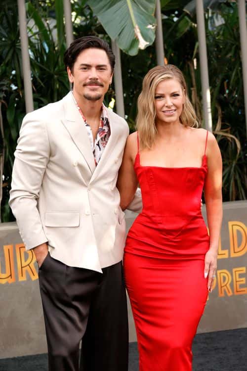 (L-R) Tom Sandoval and Ariana Madix attend the Los Angeles premiere of Universal Pictures' 