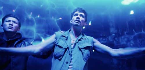 Justin H. Min as Ben Hargreeves and Robert Sheehan as Klaus Hargreeves in Season 1, Episode 10 of 'The Umbrella Academy' titled 'The White Violin'. (IMDb)