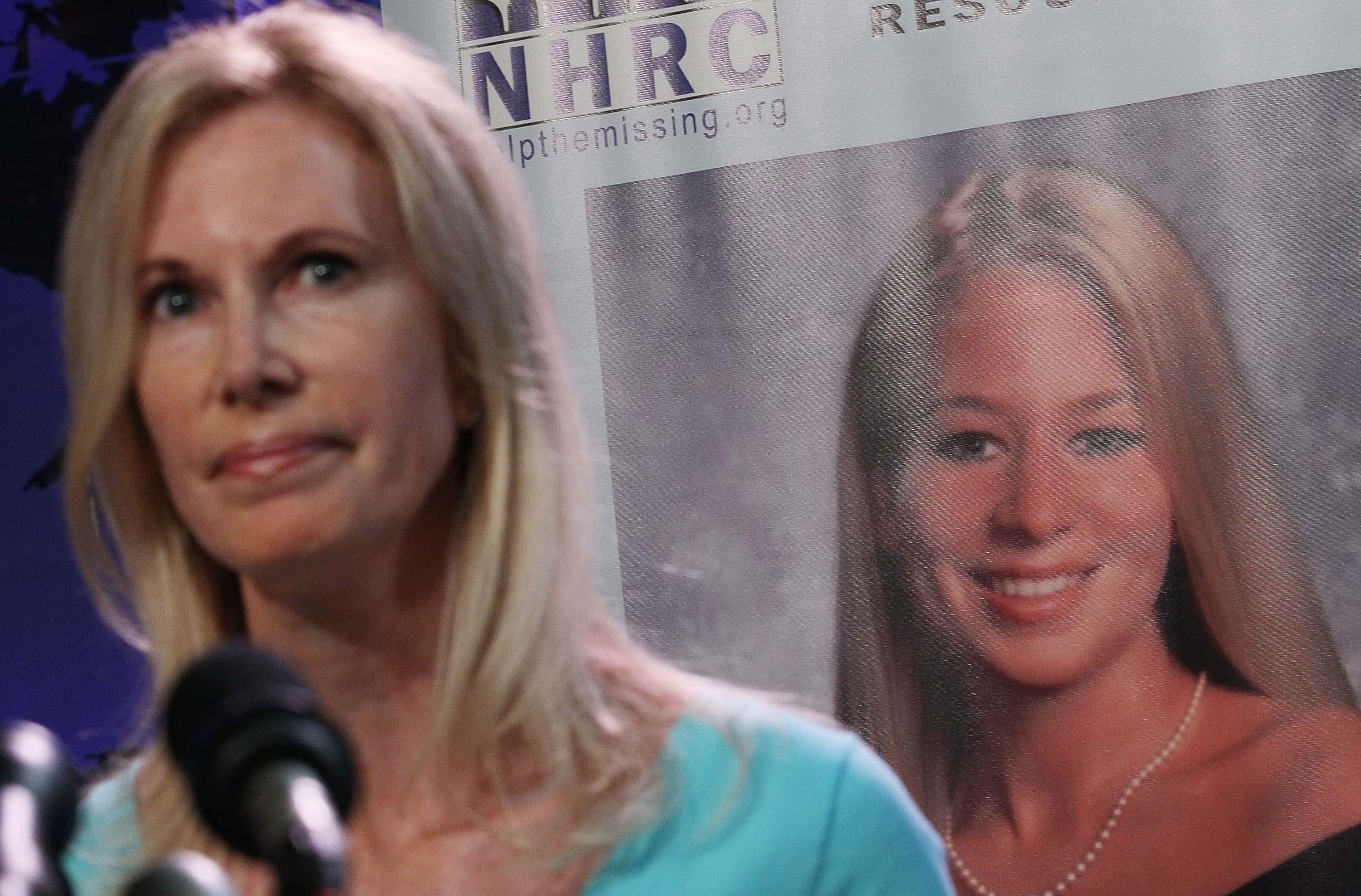 Beth Holloway participates in the launch of the Natalee Holloway Resource Center on June 8, 2010 in Washington, DC. The non profit resource center was founded by Holloway and the National Museum of Crime & Punishment and was created to assist families of missing persons. Beth Holloway's daughter Natalee is the Alabama teen who disappeared five years ago in Aruba. (Photo by Mark Wilson/Getty Images)